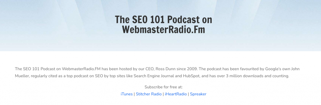 seo 101 podcast